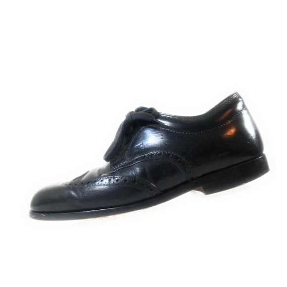 Tod\'s Men Black Leather Rubber Sole Oxford Dress Wingtip Lace Up Shoes Size 7 main image 9